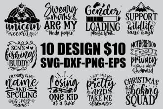 do unique svg cut file design bundle for etsy and others