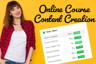 create online course content, online course content creation