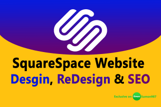 create your squarespace website design or redesign and SEO