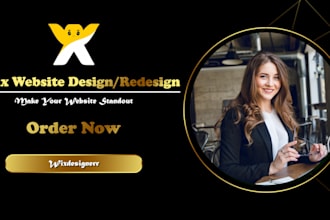 design or redesign wix store