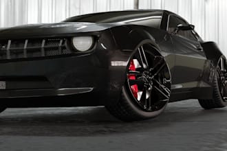 create realistic 3d automobile