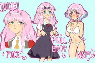 draw cute anime girls