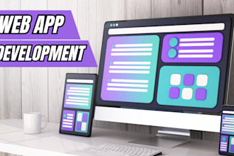 develop custom website, web app, or mobile app with full deployment