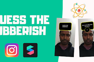 create custom guess the gibberish filter for tiktok