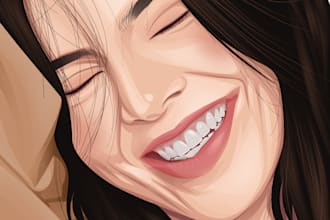 draw realistic vector portrait from your photo