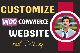 do setup and customize woocommerce website
