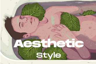 draw aesthetic, lofi or grunge from your photo