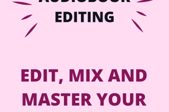 edit, master your audiobook to meet acx standards