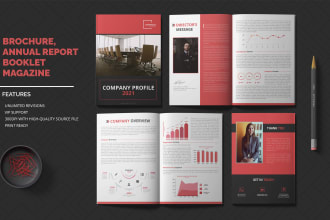 do business brochure, annual report, catalog, booklet design