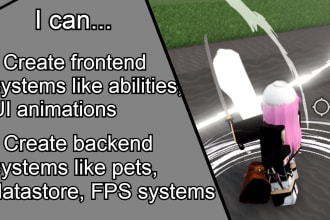 professionally code or script anything for you in roblox