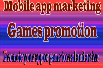 mobile app marketing SEO games promotion as app of the day