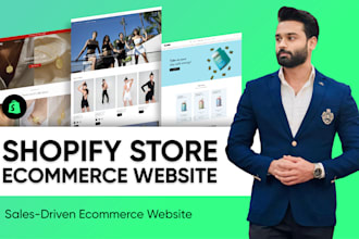 design shopify ecommerce website, build shopify online store