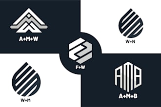 design professional  symbolic monogram logo