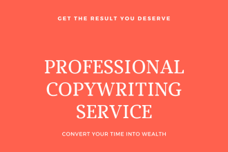 write professional website copy writing