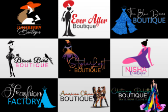 do 3 fashion boutique, clothing, clothing line logo