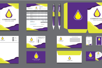 do invoice, letterhead, stationery  and business card design