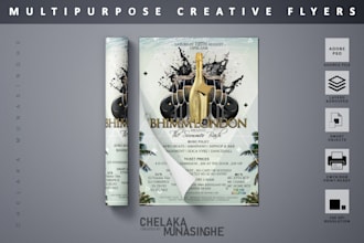 design a  professional flyer