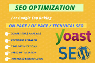 do wordpress onpage SEO by yoast plugin