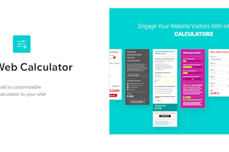 web calculator for wix with wix database integration