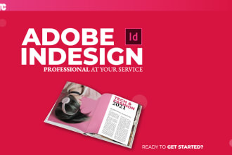 do any adobe indesign job
