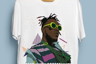 make trendy awesome graphic t shirt design within 24 hours
