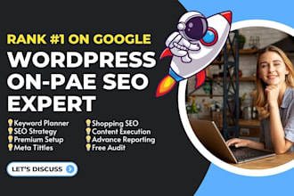 be your wordpress SEO expert for google rankings