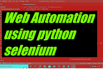 do web automation using python selenium