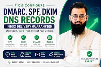 fix spf dkim dmarc and email deliverability issues
