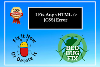 fix HTML CSS bug issue