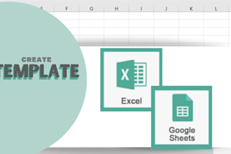 make excel and google sheets templates