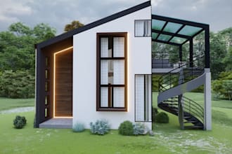 model thru revit and render it thru lumion or corona