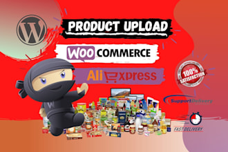 upload products to woocommerce and dropship store
