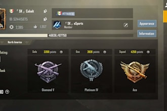 push rank in pubg with decent kd for you