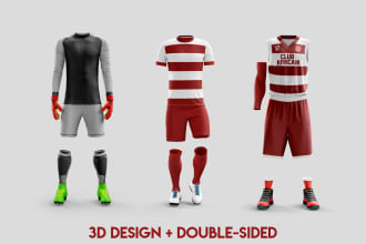 design amazing sportwear in 3d mockup