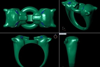 do any cad jewelry design in 3d model