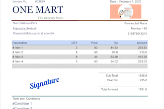 design an invoice, template, stock inventory in google sheet