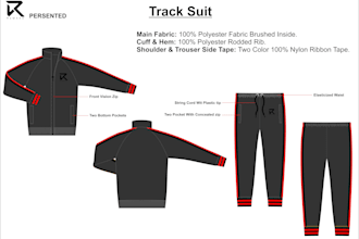 make garment and  gloves tech packs