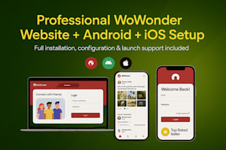 install wowonder website, android, and ios apps perfectly