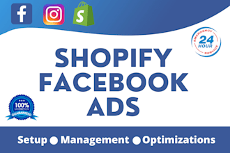 setup shopify facebook ads campaign for dropshipping store