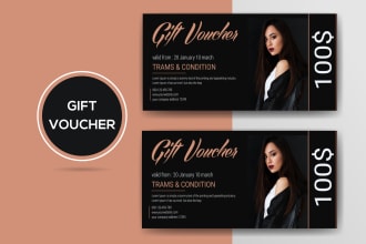 gift voucher design, gift card or gift certificate