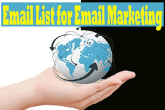 build verified niche targeted email list or domain based email list