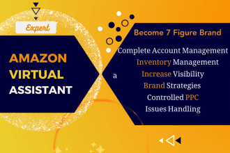 expert amazon virtual assistant and fba brand manager