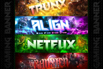 do unique twitter header, anime header in 6 hrs