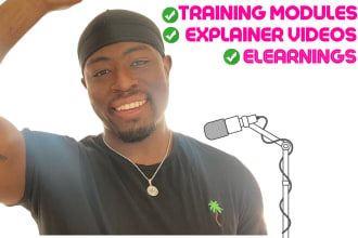 record your professional elearning training voice over