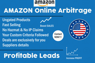 do oa leads or amazon online arbitrage product research for USA