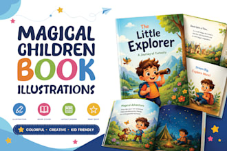 magical children book illustrations and picture book art