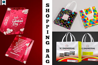 luxury shopping bags, clothing bags, fashion shopping bags