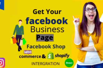 setup facebook and instagram shops and integrate with shopify