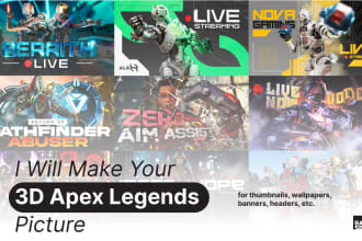 make apex legends 3d character models picture for you