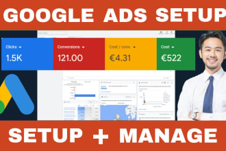 set up or optimize your google ads PPC campaign to increase your sales